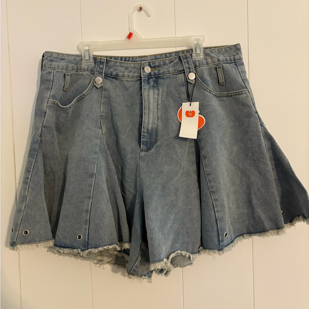 Cider Denim Flare Women's Shorts